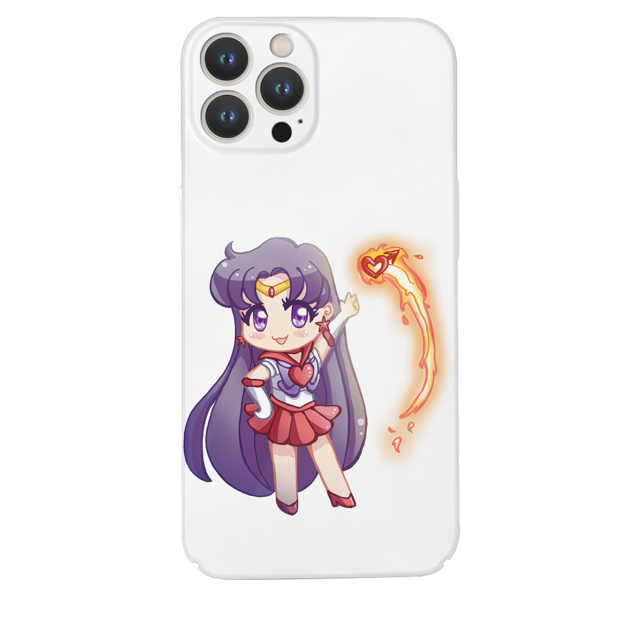 （画像用） 美少女戦士セーラームーン 火野レイ ひの レイ Sailor Moon Hino Rei （セーラーマーズ,Sailor Mars） 【iPhone 14シリーズ対応】ハードケース